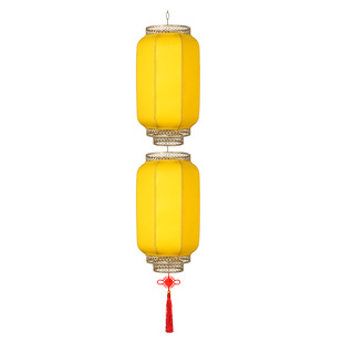 2026新款中式古风连串羊皮红灯笼挂饰户外防水广告定制中国风吊灯