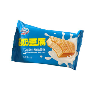 2026年新日期华银奶豆腐威化牛奶味雪糕夹心冰激凌曲奇饼干冰淇淋