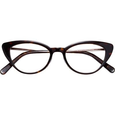 右店复古摩登猫眼女板材眼镜