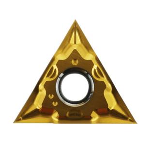 数控精车刀片三角形TNGG16040204双面车床外圆内孔走心机菱形刀粒