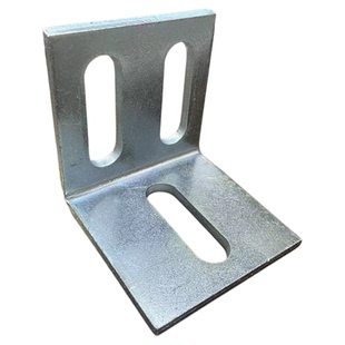 150镀锌加厚角码90度L角铁防腐木楼梯龙骨支架100焊接幕墙连接件