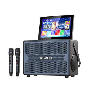 山水户外KTV点歌机带显示屏家用广场舞K歌音响视频一体卡拉OK音箱