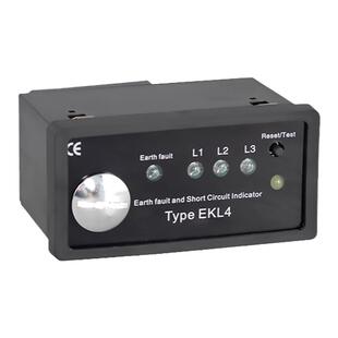 EKL-4面板型接地及短路故障指示器 电缆分支箱10KV环网柜寻址器
