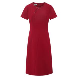 【东方轻礼服裙】BBLLUUEE/粉蓝衣橱宴会喜庆安可拉红色连衣裙女