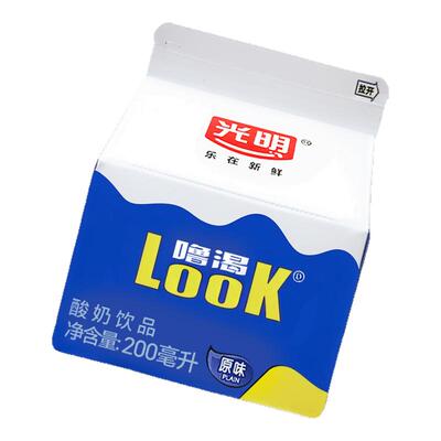 光明噜渴酸奶饮品益生菌原味顺丰