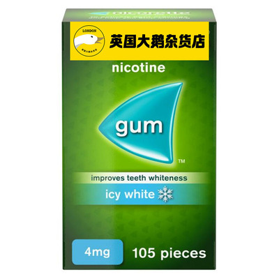 强生冰爽味4mg105颗口香糖