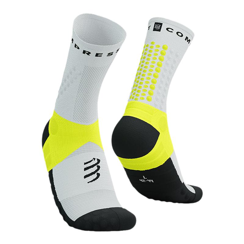 COMPRESSPORT压缩袜进阶越野高帮袜V2.0运动跑步缓震袜透气防护脚