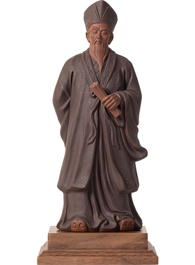 陶瓷历史人物王阳明禅意摆件