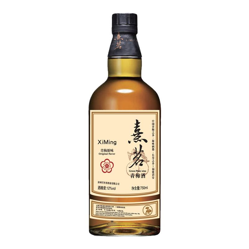 【送礼推荐】熹茗诏安青梅酒女士12度果酒梅子甜酒750ml原味礼盒