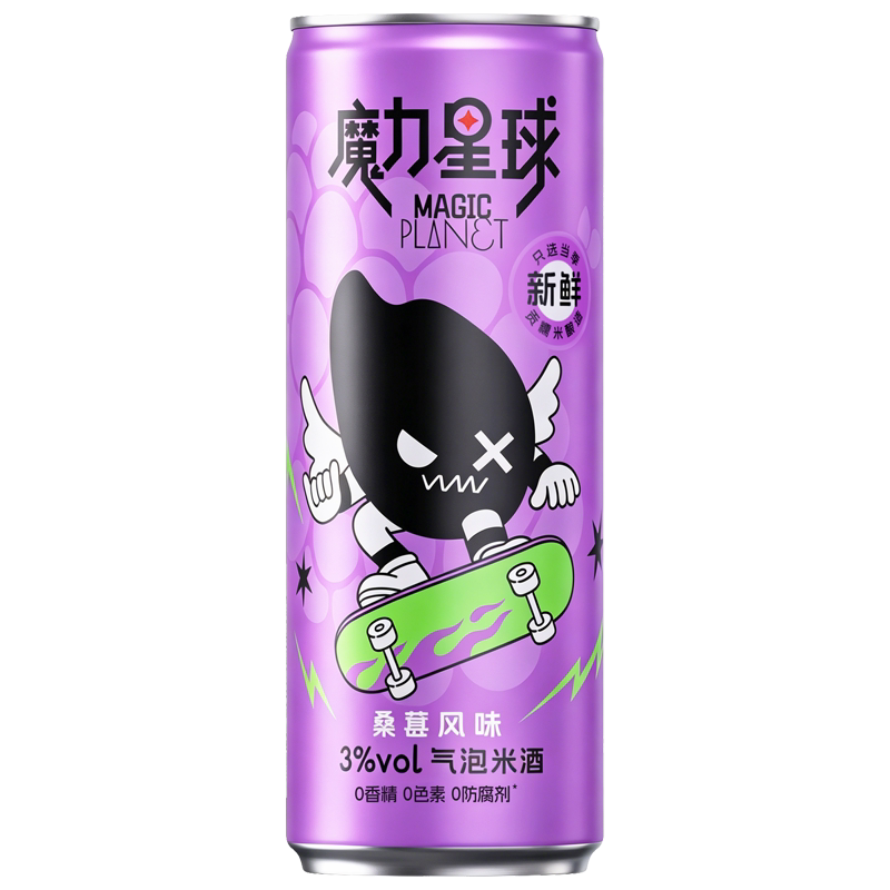 魔力星球低度微醺气泡米酒330ml