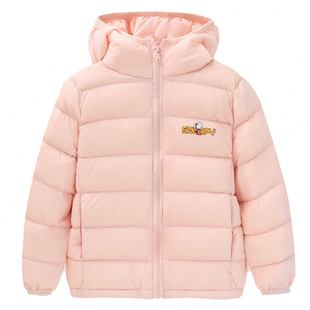 史努比童装儿童羽绒服男童女童中大童宝宝轻薄羽绒外套冬装青少年