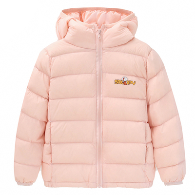 史努比童装儿童羽绒服男童女童中大童宝宝轻薄羽绒外套冬装青少年