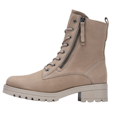 双侧拉链时尚简约加绒休闲马丁靴