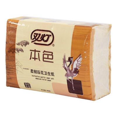 双灯本色卫生纸5包200张400层