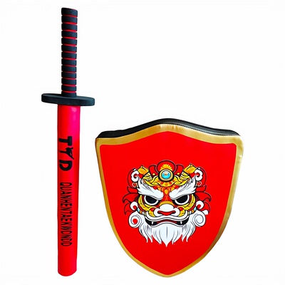 儿童剑盾套装组合中国风醒狮海绵