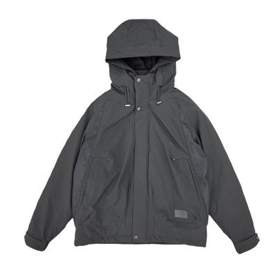 男士冬季连帽时尚羽绒服新款休闲百搭帅气加厚保暖冲锋衣工装外套