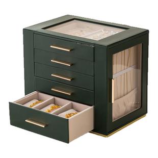 侣薇轻奢多层高级首饰盒梳妆台收纳盒带抽屉高颜值情侣2025新款