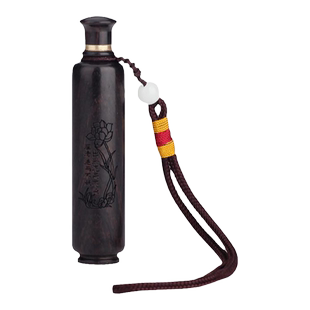 益德成鼻烟壶乌木烟壶中国风手工艺品中国非遗春节过年送礼礼品