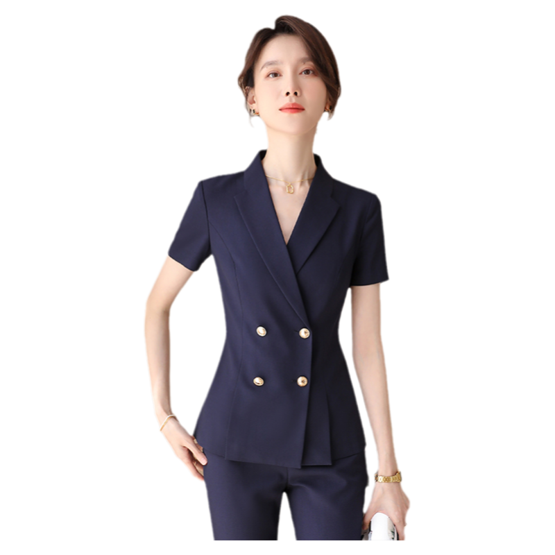 诗璐雅夏季小西装外套女时尚修身