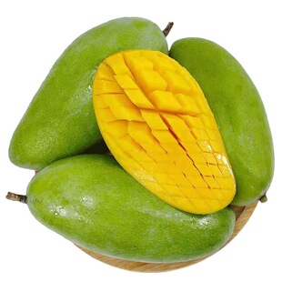 广西新鲜芒果当季水果整应季金煌芒果甜心芒香甜多汁青皮芒果