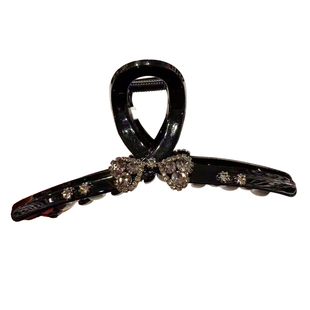 1.30直播韩国baket发饰奢华水钻爱心抓夹