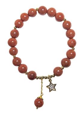 细闪金沙石手链女精致礼物