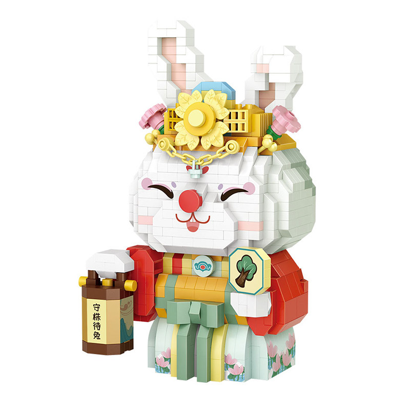 网红积木创意摆件动漫人物