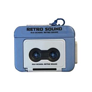 复古录音机可放歌钥匙扣迷你音乐盒挂件摆件公仔女生网红玩偶玩具