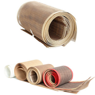 特氟龙网格耐高温输送带uv印花机烘干网带传送带铁佛龙烘箱传动带