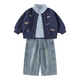 男童套装2026春季新款儿童衣服帅气时髦韩系穿搭童装男宝宝春装潮