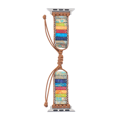 适用applewatch民族风手链表带