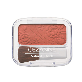 蜜桃奶茶!cezanne倩丽单色腮红18温柔少女蜜桃豆沙色提气色