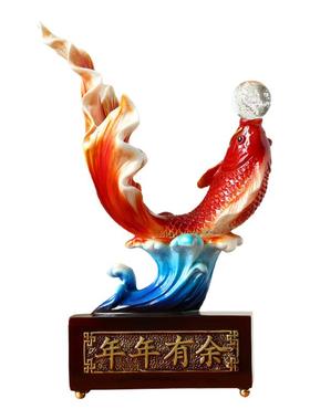 乔迁之喜好寓意年年有余家居摆件