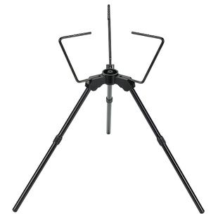 柯曼黑化燃气炉通用支架BKZ01户外炉头高低两档调节铝合金炉架