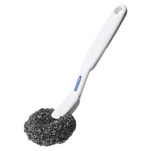 日本AISEN长柄不锈钢锅刷不易沾油不伤锅洗锅刷子长柄刷子不掉毛