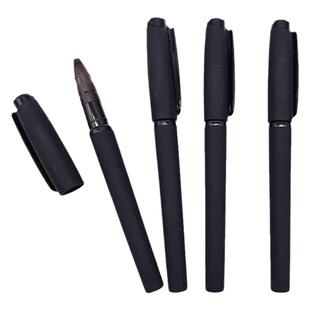 黑色磨砂大容量巨无霸中性签字笔笔壳空杆笔杆适用于4.2 5.0内孔