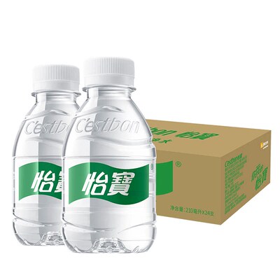 怡宝纯净水210ml*24瓶迷你装整箱批特价口袋小瓶饮用水非矿泉水