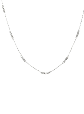 极细素链~碎银子项链高级感轻奢小众锁骨链颈链吊坠项链女款饰品