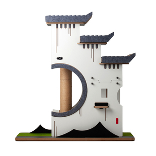 Petree北去环球系列中式猫爬架立式猫抓板猫窝一体四季通用耐磨爪