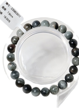 怀柔家男士鹰眼石手串一图一物