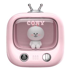 line friends布朗熊USB加湿器迷你小型家用静音卧室复古莎莉鸡卡通补水仪可爱女生宿舍办公室桌面喷雾神器