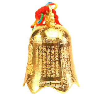 铜铃铛挂件纯铜挂门饰风铃大小号铜钟客厅卧室玄关走家居装饰摆件