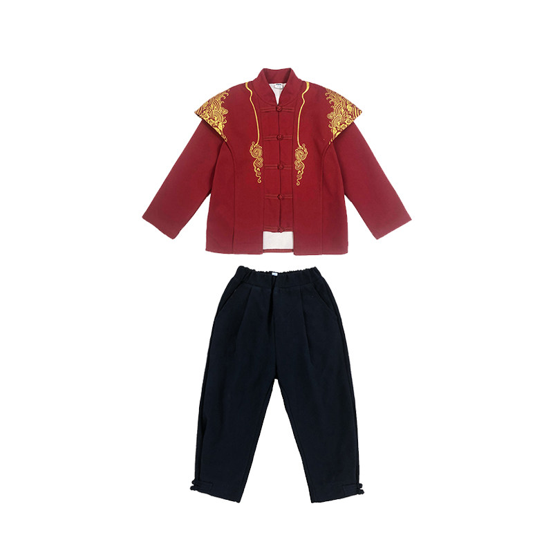 幼儿园园服春秋装中国风儿童班服国学汉服民族风棉小学生校服套装