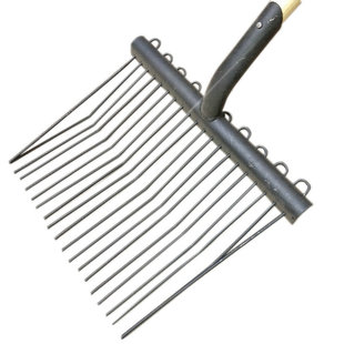 马粪叉子粪叉子农用铲子工具牛粪钢叉马具密齿铁叉大号叉捡马粪铲