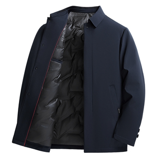 贵人鸟羽绒服男款冬季羽绒外套男士商务鸭绒服爸爸装棉衣中年男装