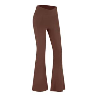 Athena LULU抗菌高端面料喇叭裤女提臀微喇瑜伽裤裸感显瘦阔腿裤