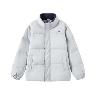 韩版立领潮牌羽绒服厚实反季