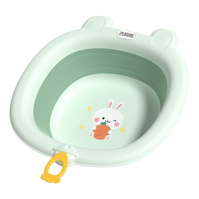 婴儿洗脸盆可折叠儿童洗脚洗屁股