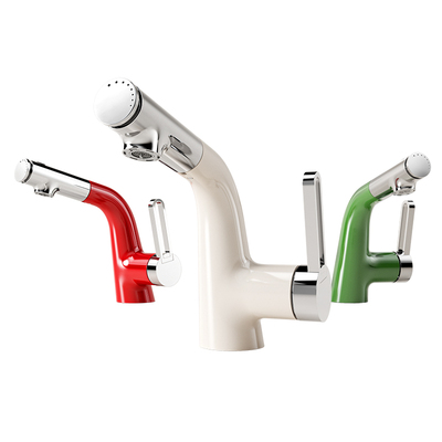 eoco洗脸盆微气泡多巴胺水龙头万向冷热抽拉浴室卫生间家用MU8