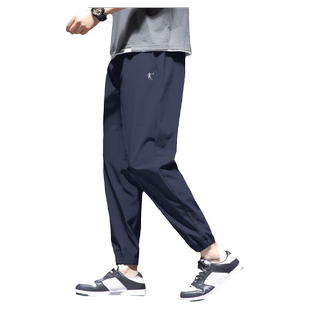 乔丹运动裤男款2026春季新款官方正品跑步束脚裤子宽松休闲长裤男